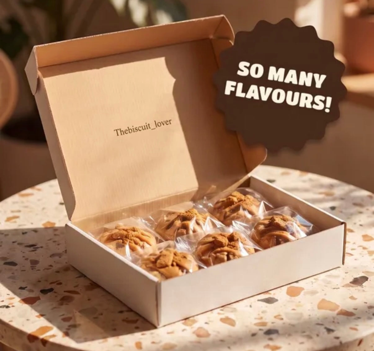 Box of 6 with 3 flavours