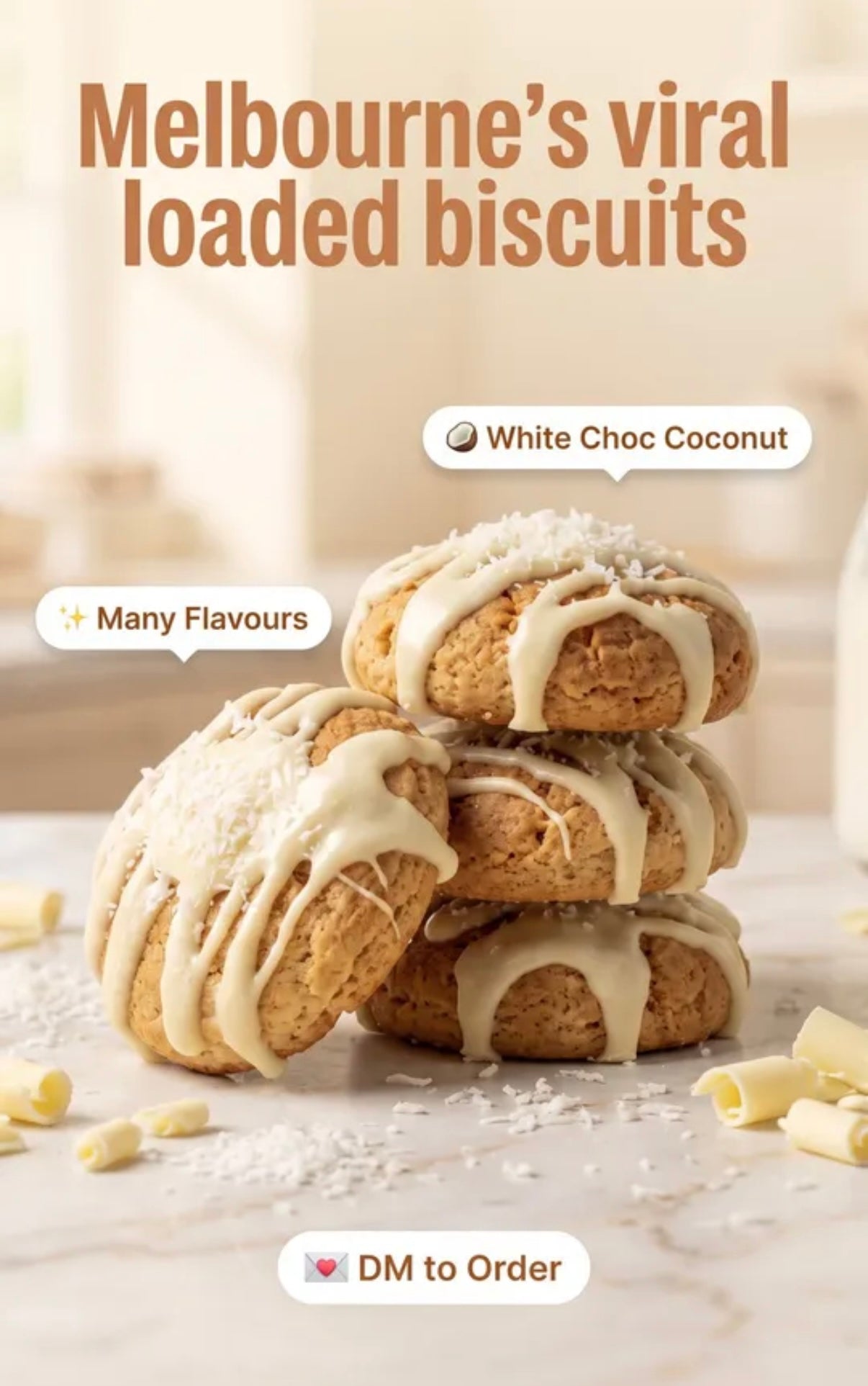 White Chocolate coconut Box