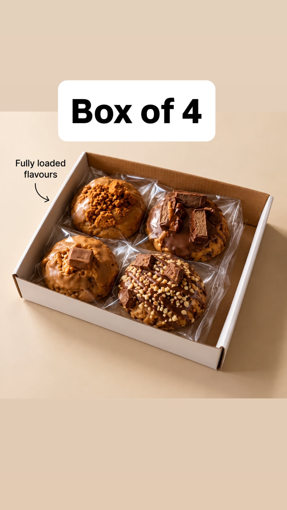 Box of 4 biscuits